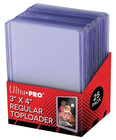 25 Regular Toploaders 35 pt - Ultra Pro