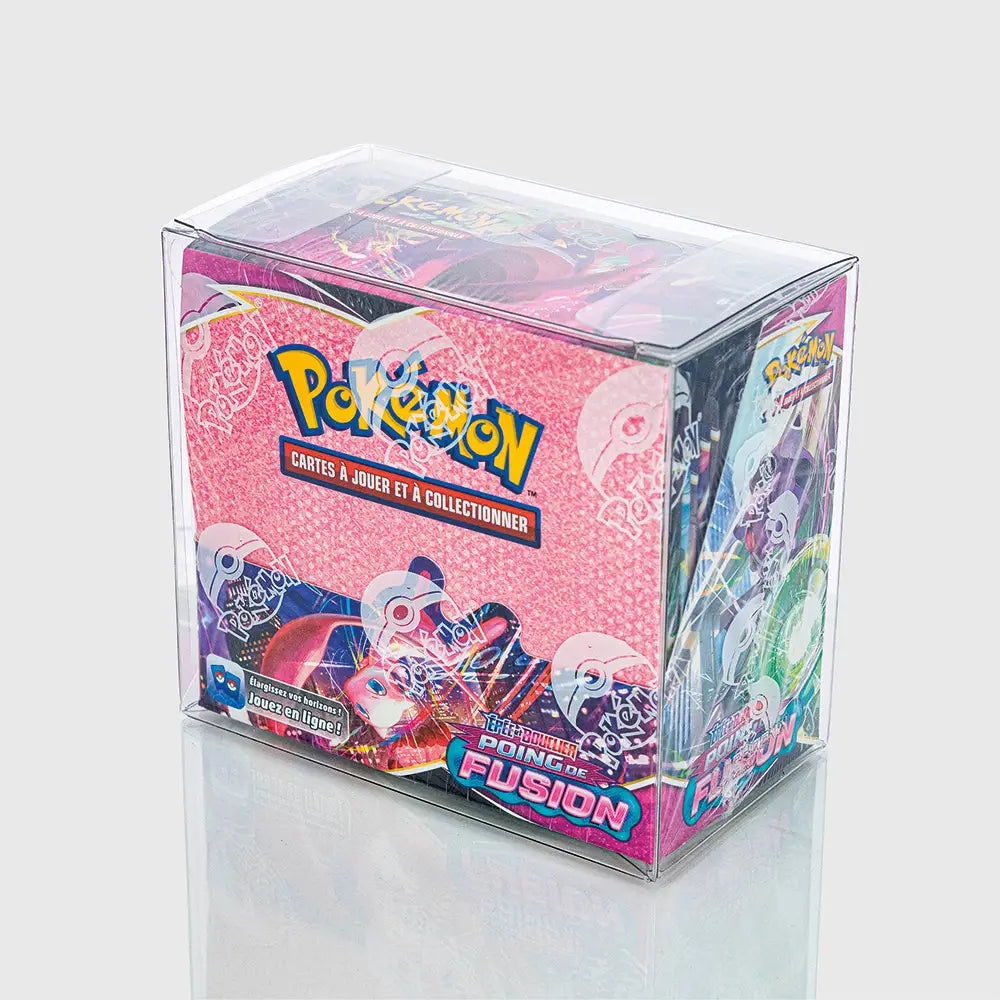 1 Protection Semi Rigide – Clear Case – Phoenix Shield – Display Pokémon
