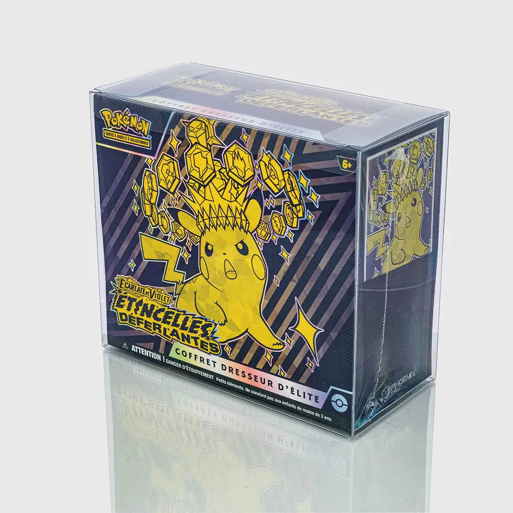 1 Protection Semi Rigide – Clear Case – Phoenix Shield – ETB Pokémon