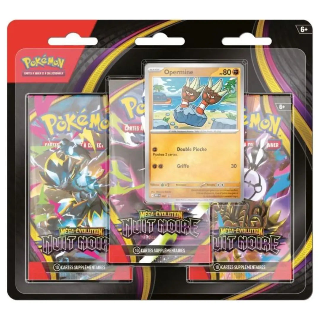 Pokémon - Tripack - Nuit Noire - ME05 - en Français